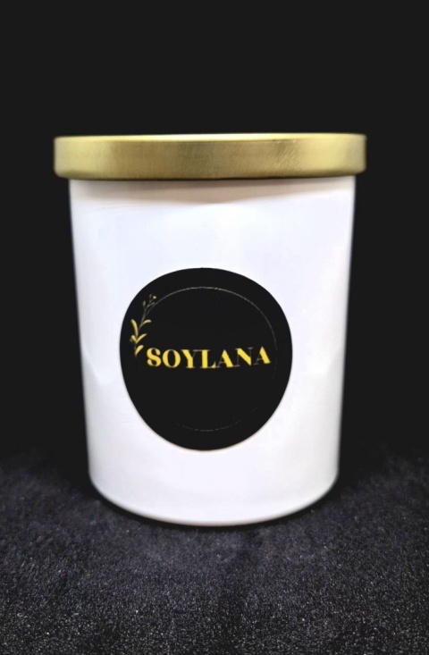 Świeca sojowa Rose orosecco o zapachu róży.